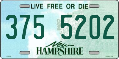 NH license plate 3755202