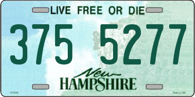 NH license plate 3755277