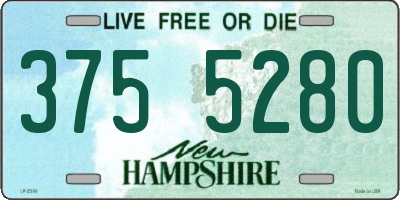 NH license plate 3755280