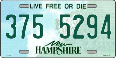 NH license plate 3755294