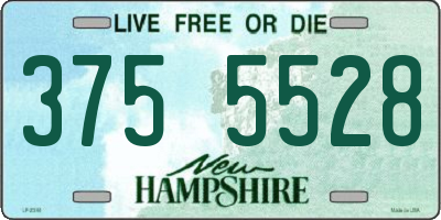 NH license plate 3755528