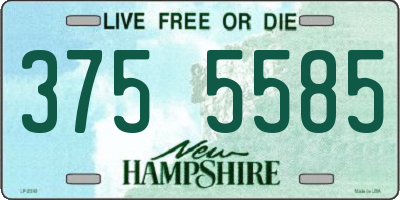 NH license plate 3755585