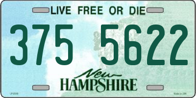NH license plate 3755622