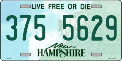 NH license plate 3755629
