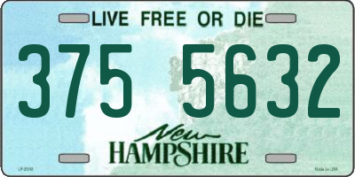 NH license plate 3755632