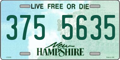 NH license plate 3755635