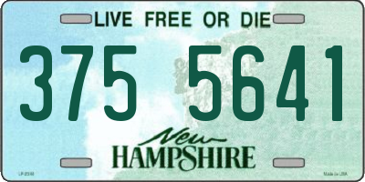 NH license plate 3755641