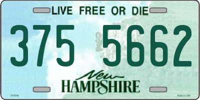 NH license plate 3755662