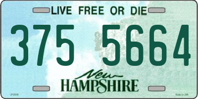 NH license plate 3755664