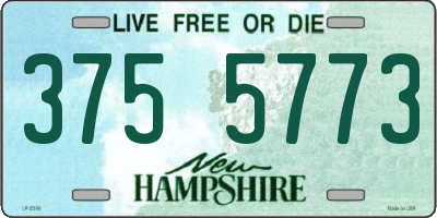 NH license plate 3755773