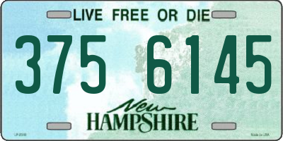 NH license plate 3756145