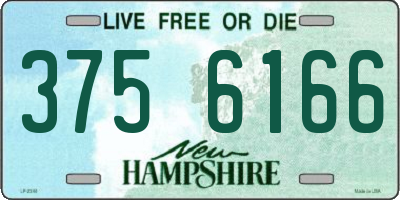 NH license plate 3756166