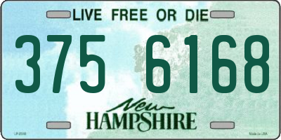 NH license plate 3756168