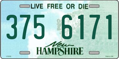 NH license plate 3756171