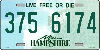 NH license plate 3756174