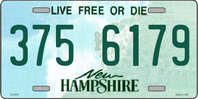 NH license plate 3756179