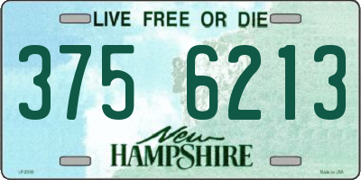 NH license plate 3756213
