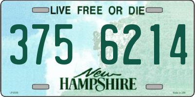 NH license plate 3756214