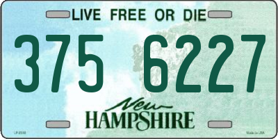NH license plate 3756227