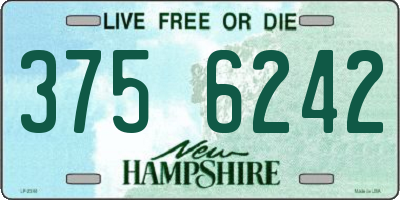 NH license plate 3756242