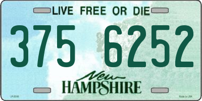 NH license plate 3756252