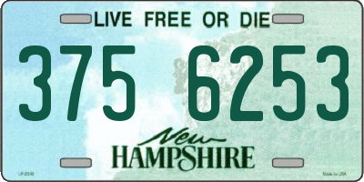 NH license plate 3756253
