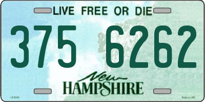 NH license plate 3756262