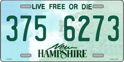 NH license plate 3756273