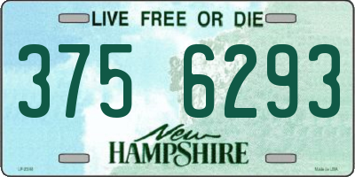 NH license plate 3756293