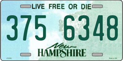 NH license plate 3756348