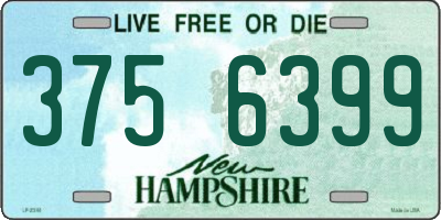 NH license plate 3756399