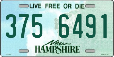 NH license plate 3756491