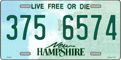 NH license plate 3756574