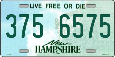 NH license plate 3756575