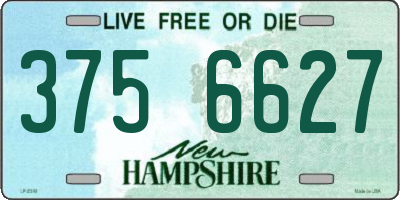 NH license plate 3756627
