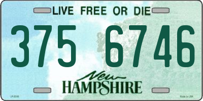 NH license plate 3756746