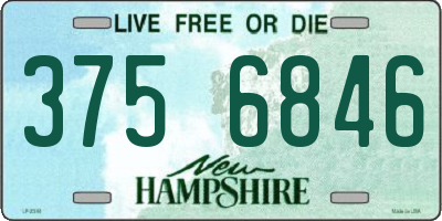 NH license plate 3756846