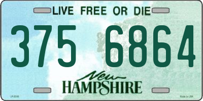NH license plate 3756864