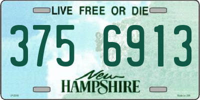 NH license plate 3756913