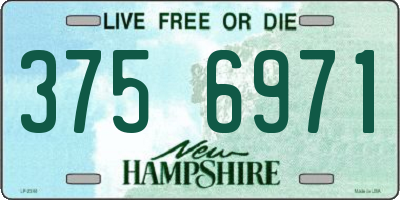 NH license plate 3756971