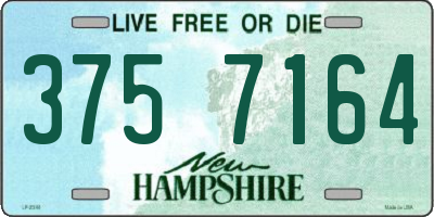 NH license plate 3757164