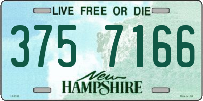 NH license plate 3757166
