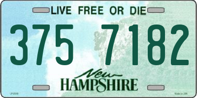 NH license plate 3757182