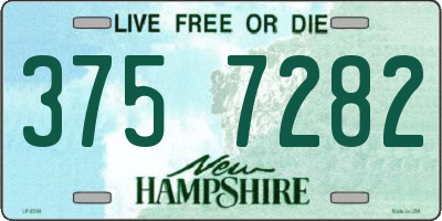 NH license plate 3757282
