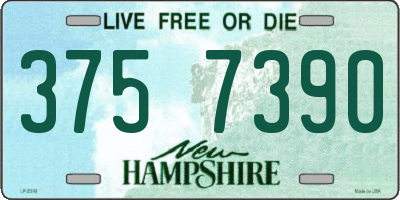 NH license plate 3757390