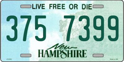 NH license plate 3757399