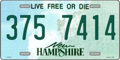 NH license plate 3757414