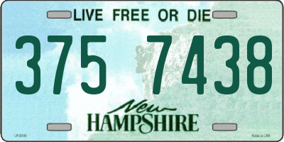 NH license plate 3757438