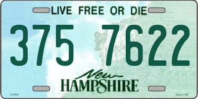 NH license plate 3757622