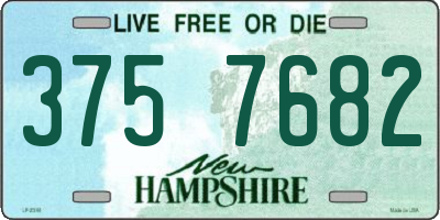 NH license plate 3757682